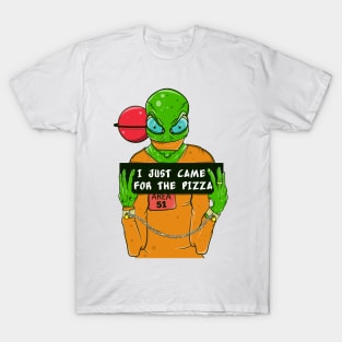 Alien pizza lover T-Shirt